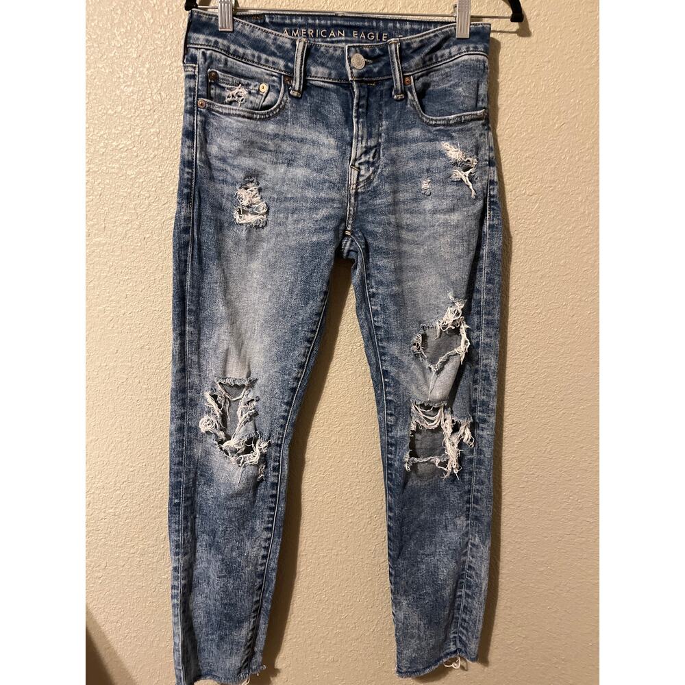 American Eagle Next Level Air Flex Distressed Jeans